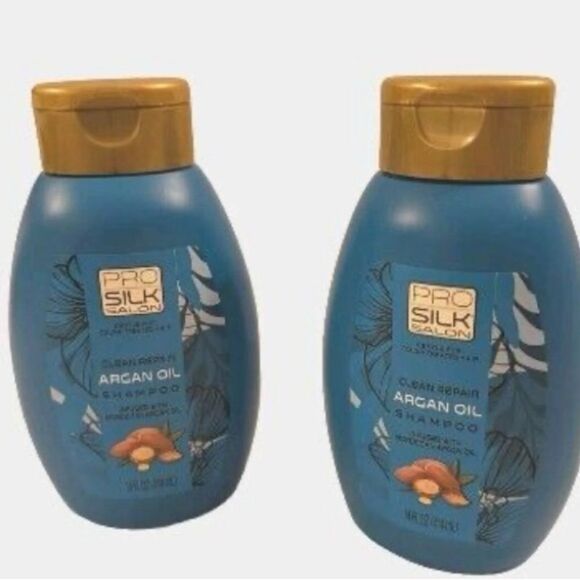 🎉Pro Silk Salon Argan Oil Shampoo & Tea Tree  & Mint Oil Conditioner 1… - Picture 5 of 8